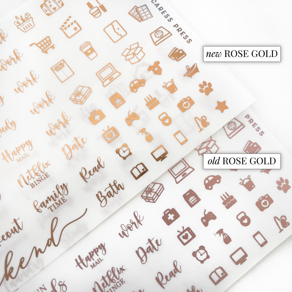 Sparkle Foil Bundle | Limited Edition Matte Hot Pink | *new* Rose Gold