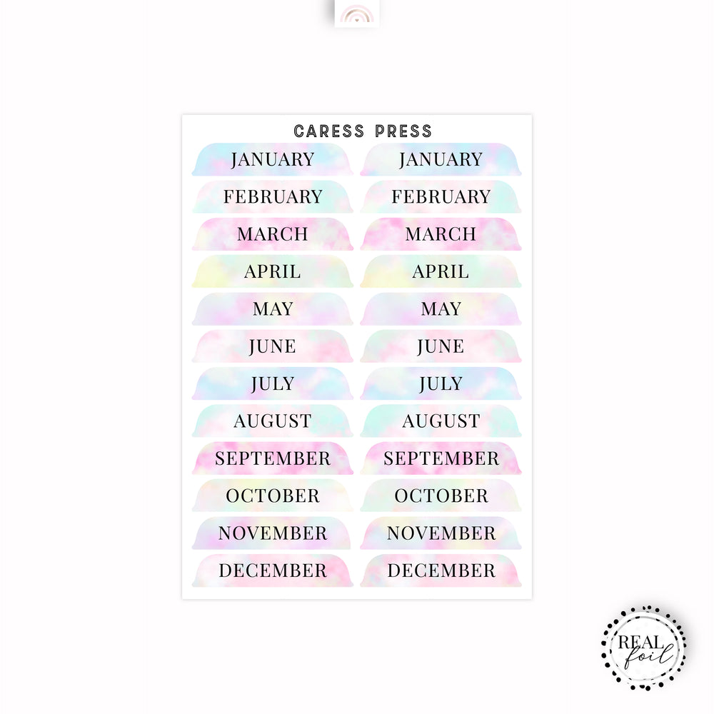 2024 Dated Months + Weeks // A5 Wide Planner Inserts – Caress Press