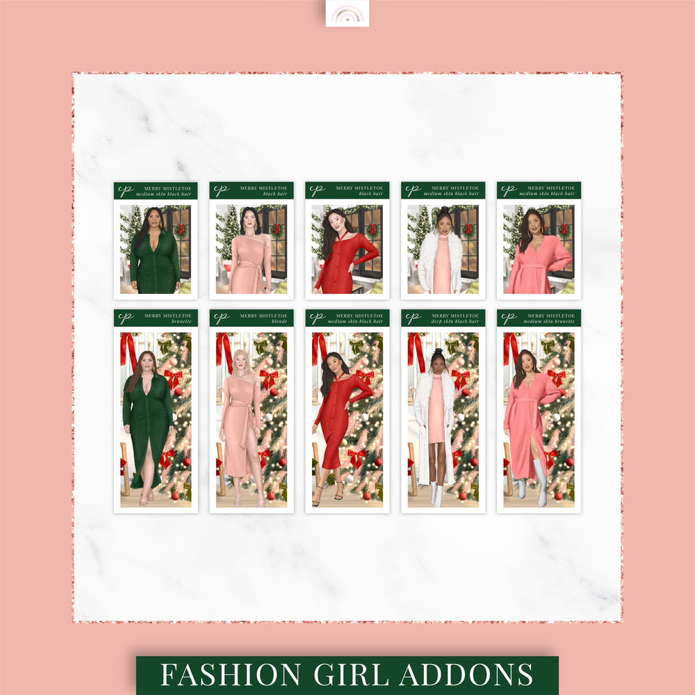 Merry Mistletoe Fashion Girl Add Ons