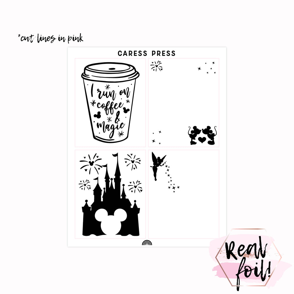 Magical Castle Full Box Foil Overlay