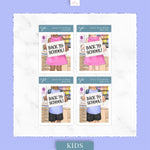 Back to School Add Ons