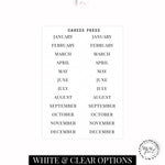 Clear & White + Foil Divider Tab Covers