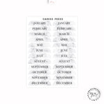 2024 Dated Months + Weeks // A5 Wide Planner Inserts – Caress Press