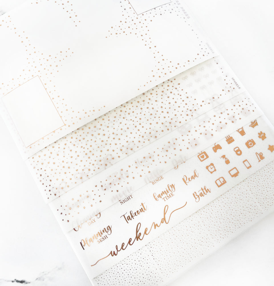 Sparkle Foil Bundle | Limited Edition Matte Hot Pink | *new* Rose Gold